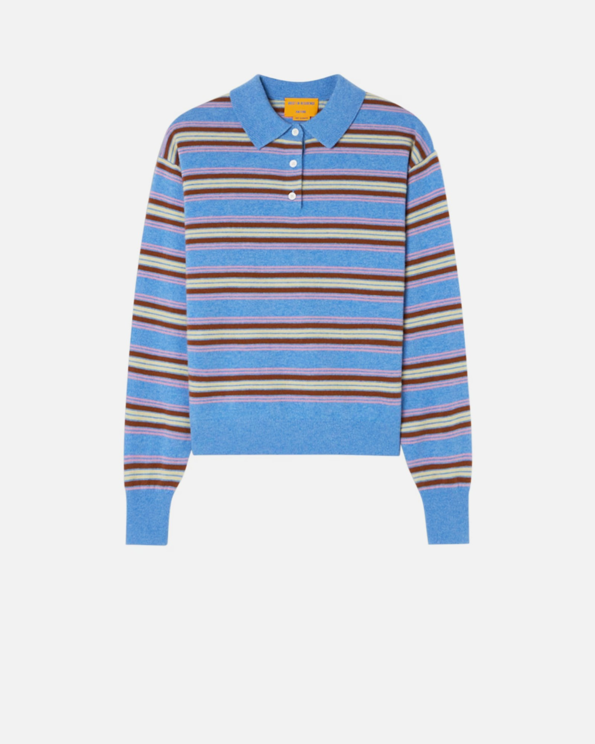 Collegiate Stripe Polo Sweater