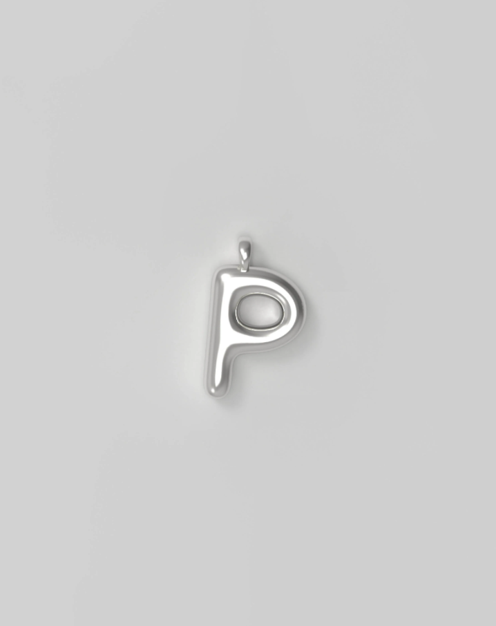 Letter Charm Small - P