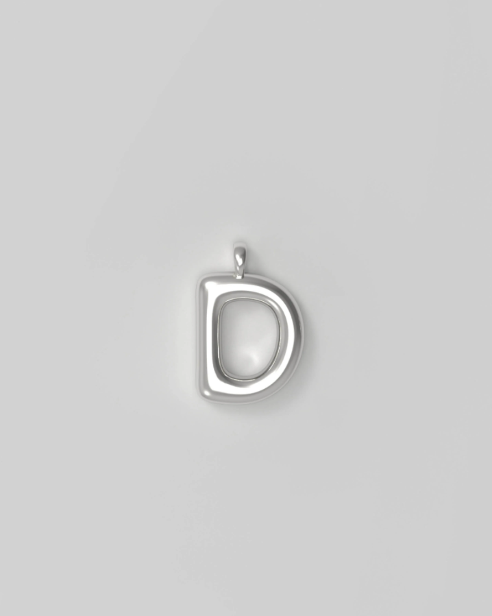 Letter Charm Small - D