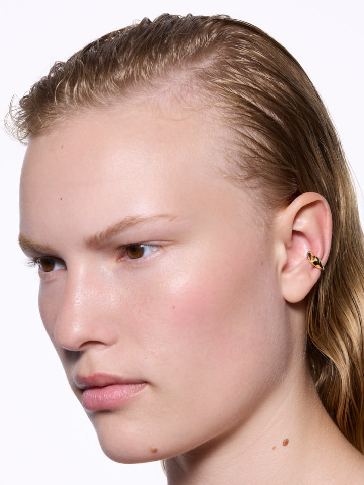 Saddle Ear Cuff Gold Ørepynt