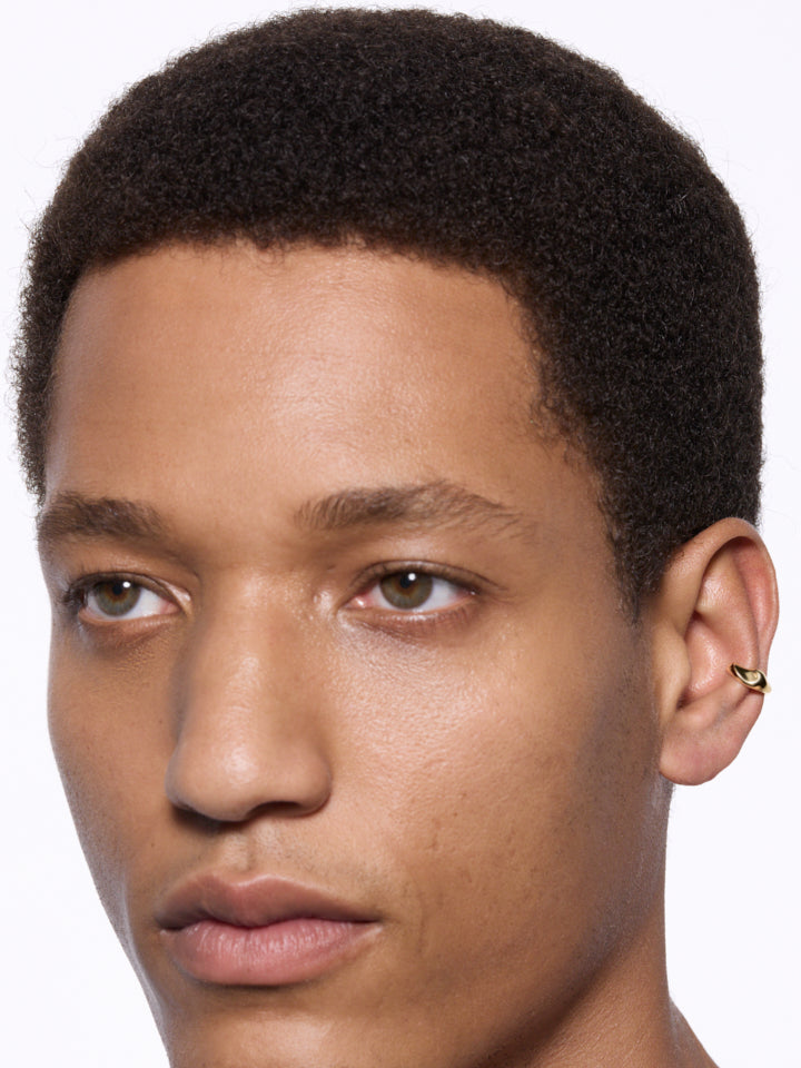 Saddle Ear Cuff Gold Ørepynt