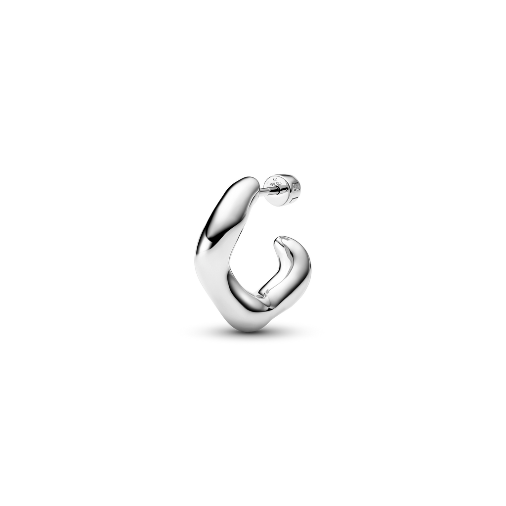 Anil Hoop Small Silver Ørepynt