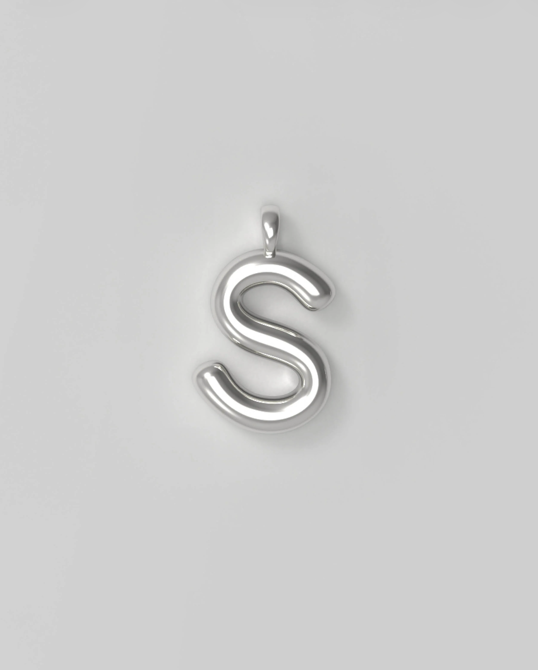 Letter Charm Large - S