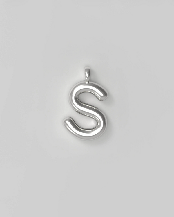 Letter Charm Large S
