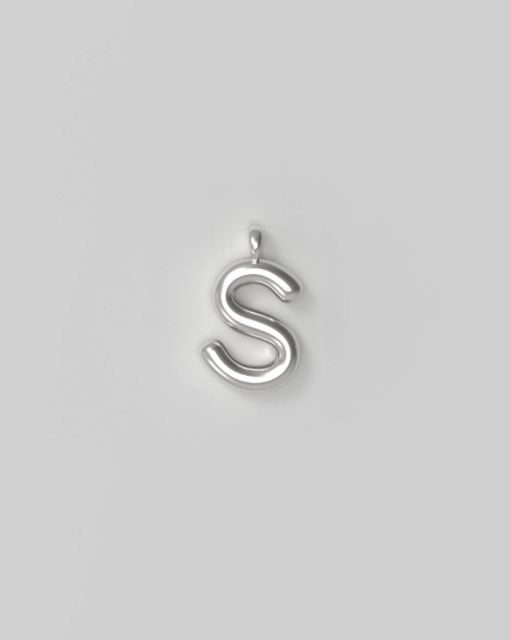 Letter Charm Small - S
