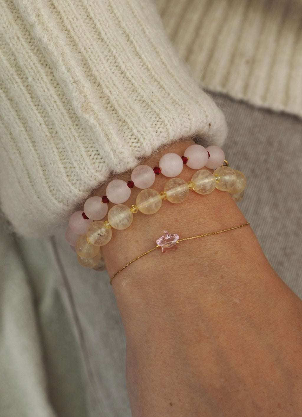 Raw Dust Blush Armbånd