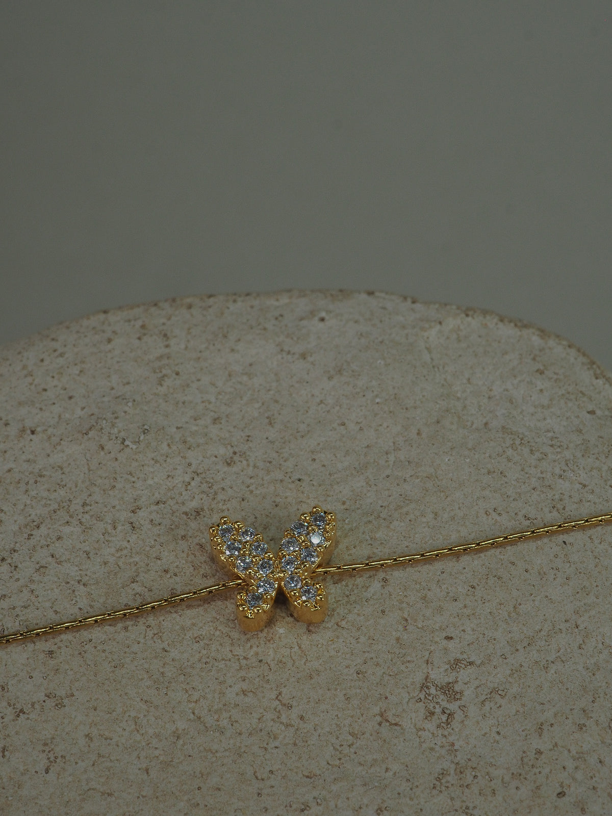Crystal Butterfly Armbånd
