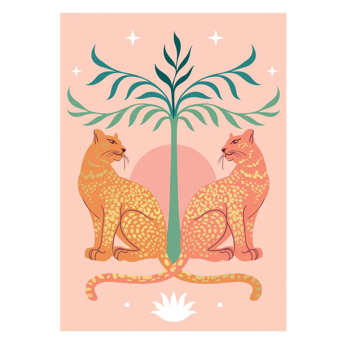 Leopard Sisters Postcard Bøker