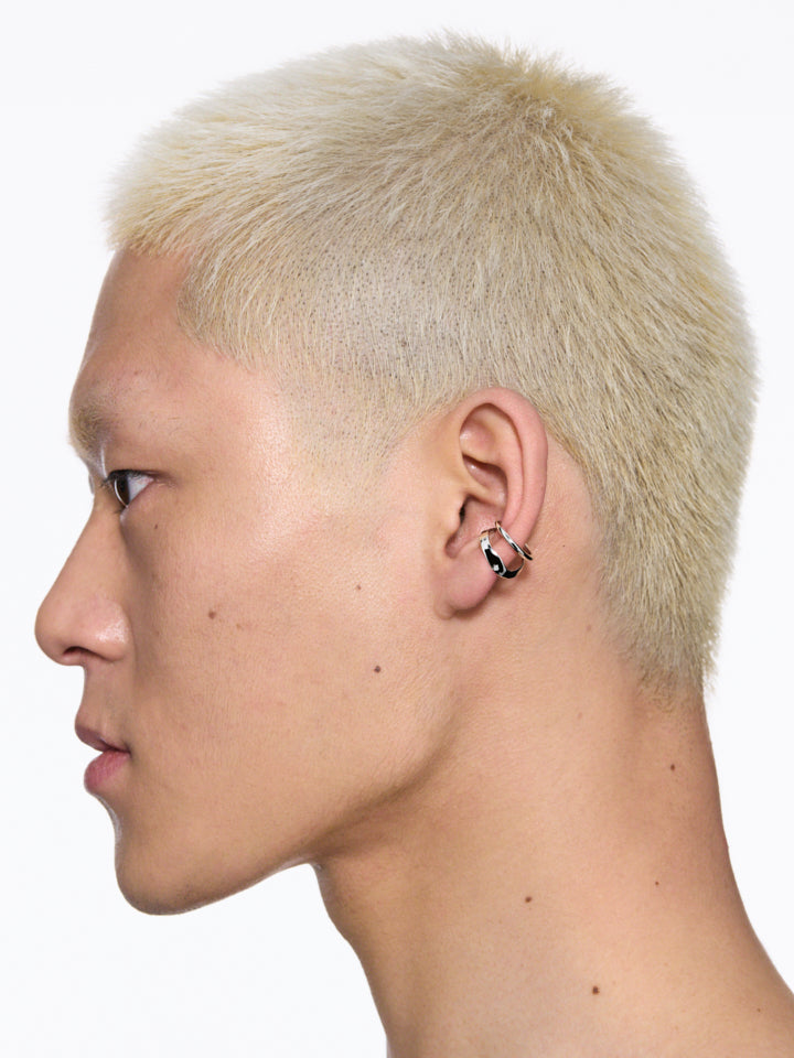Ripples Ear Cuff Silver HP * Ørepynt