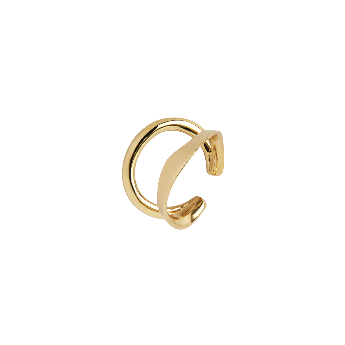 Ripples Ear Cuff Gold HP * Ørepynt