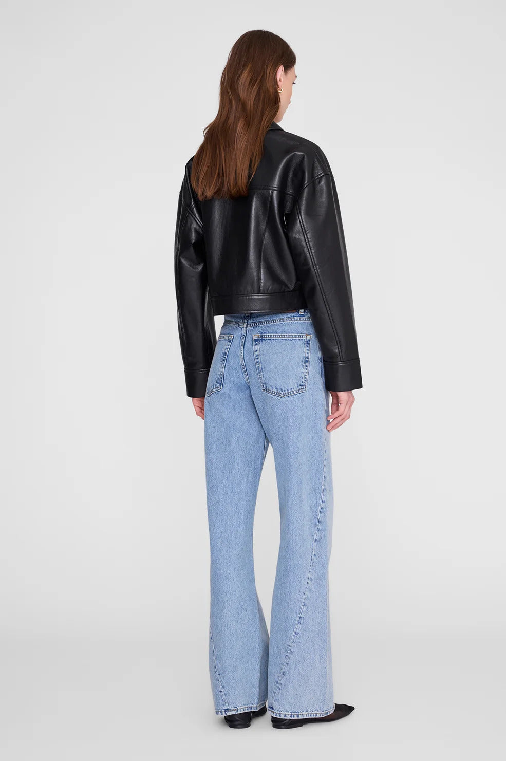 Assan Jacket - Black Recycled Leather