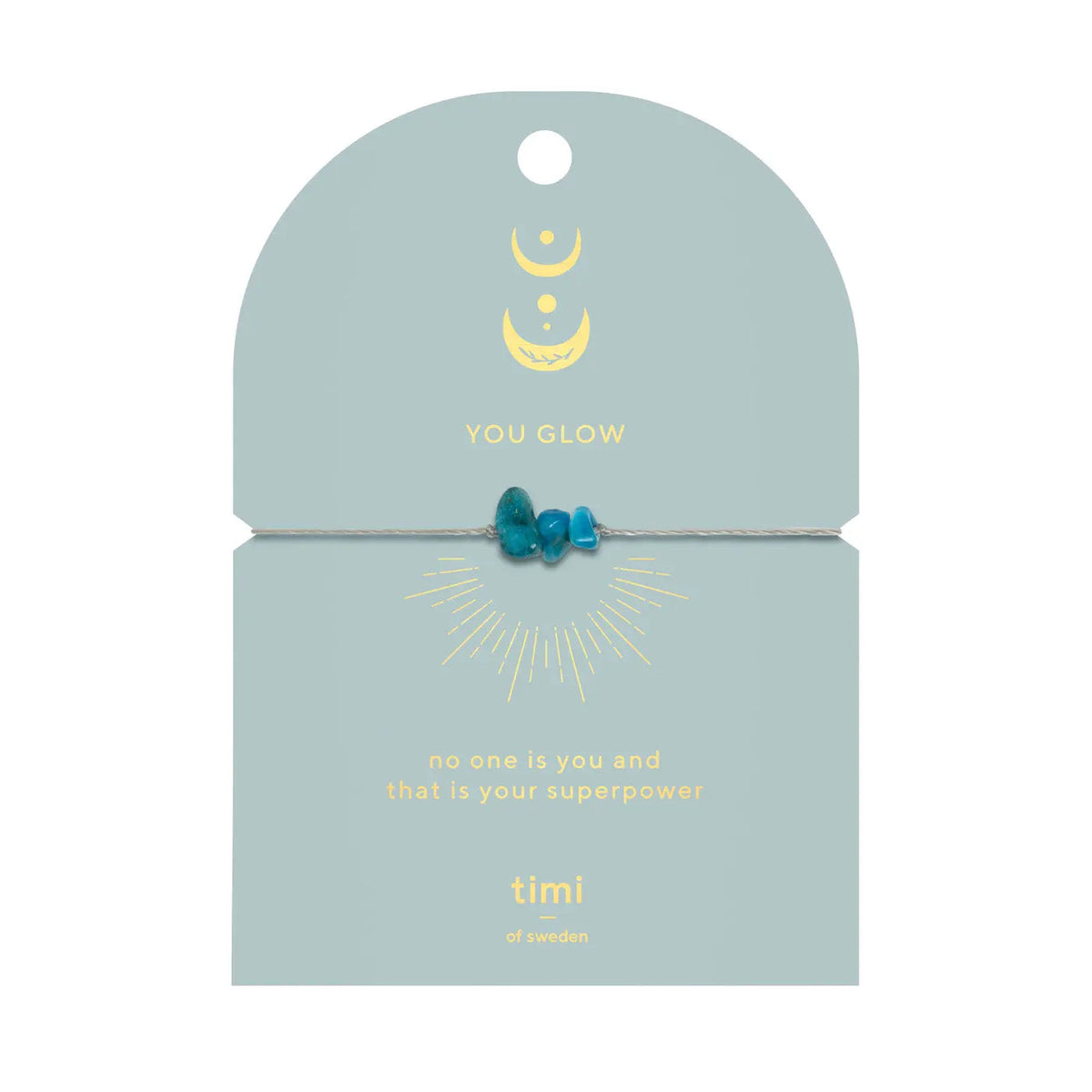 Blue Apatite Chip Bracelet Armbånd