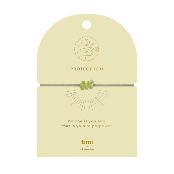 Peridot Chip Bracelet