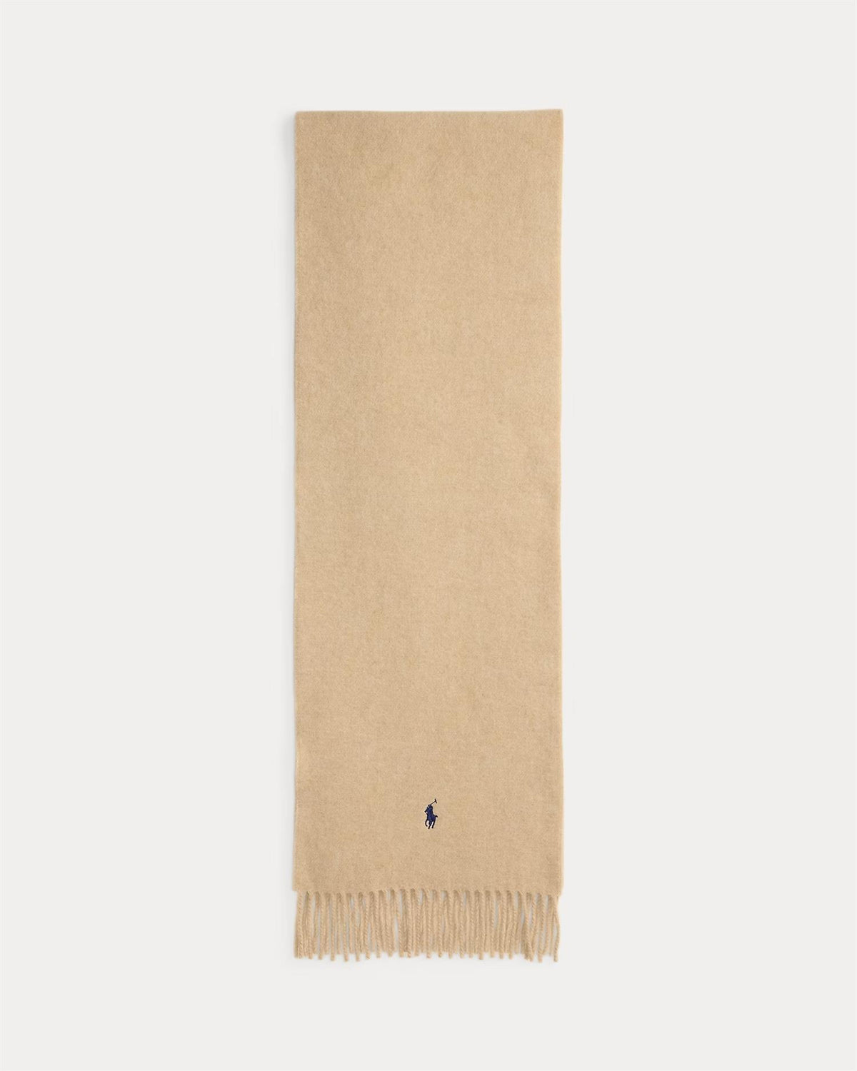 Fringe-Trim Wool Scarf