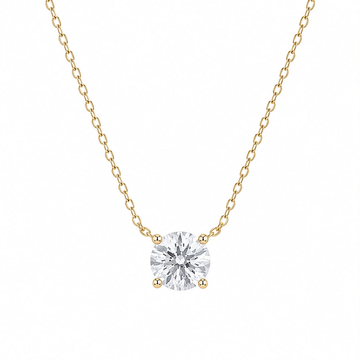0.50 crt Lab Grown Necklace