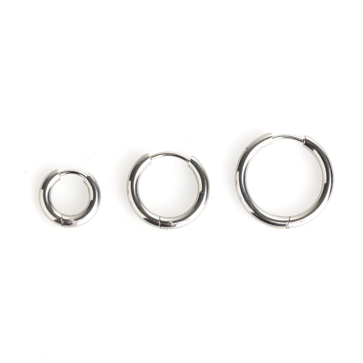 Hollie - Hoop Earrings 13mm Stainless Steel Ørepynt