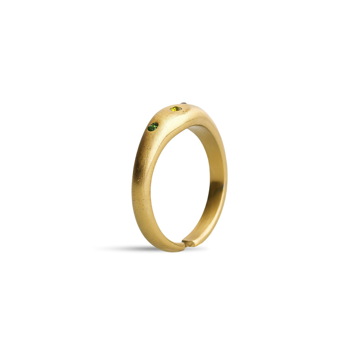 Eline - Crystal Ring Stainless Steel Ring