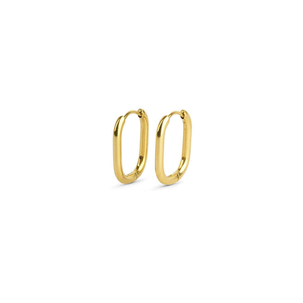 Pernille - Hoop Earrings Stainless Steel Ørepynt