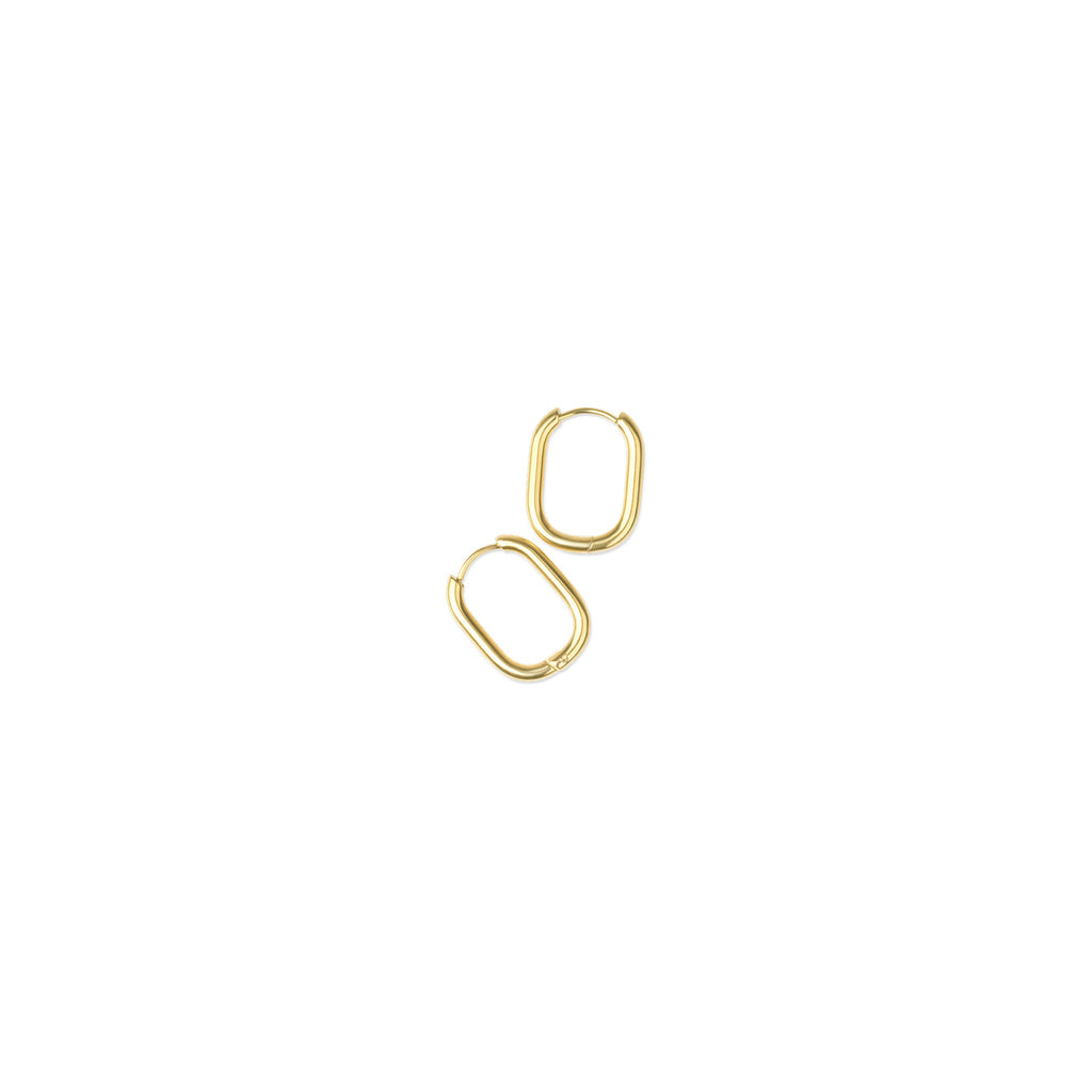 Pernille - Hoop Earrings Stainless Steel Ørepynt
