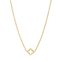 Tui - Clover Necklace Stainless Steel Smykke