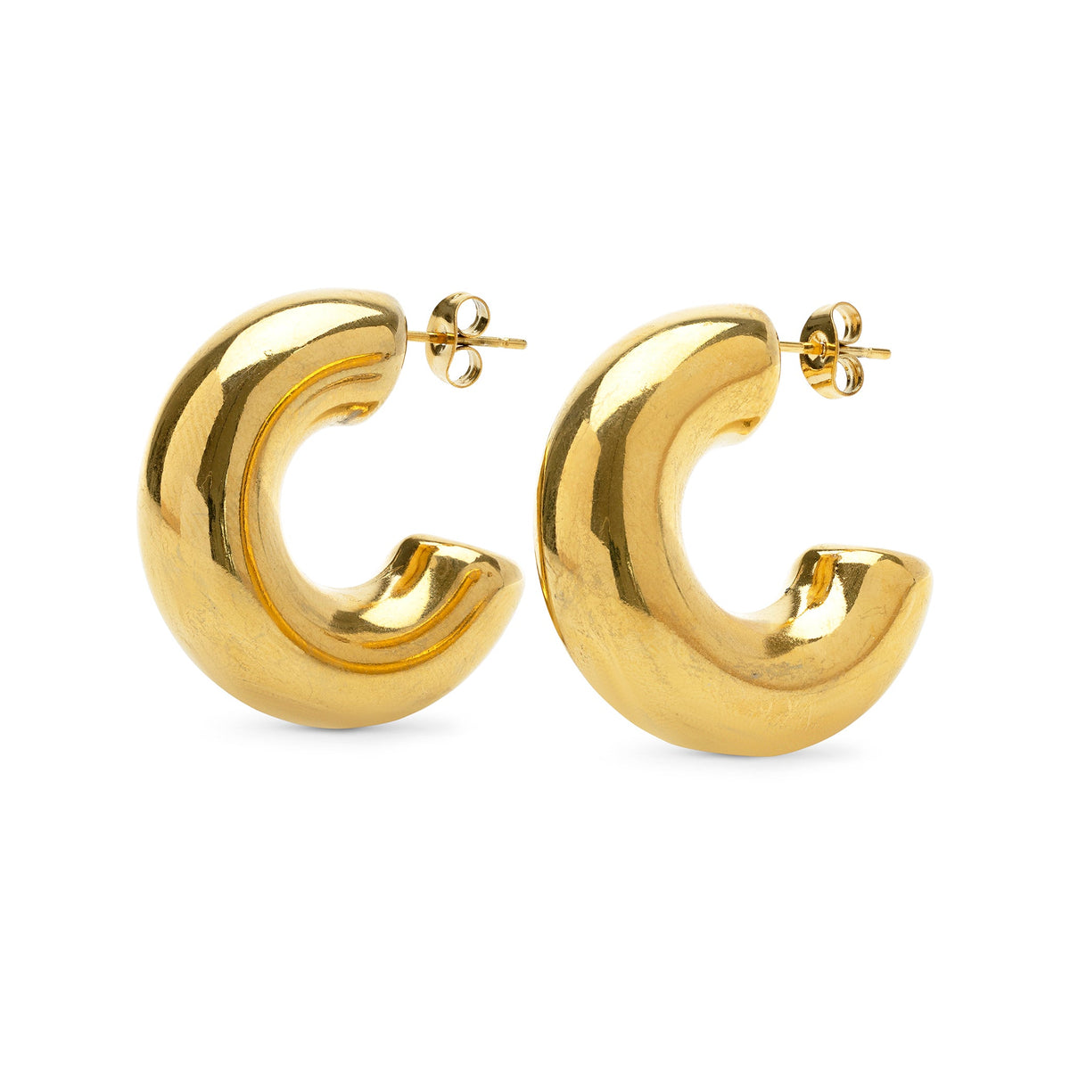 Tilly - Chunky Earrings Stainless Steel Ørepynt