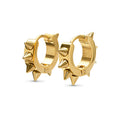 Elda - Spike Hoop Earrings Stainless Steel Ørepynt