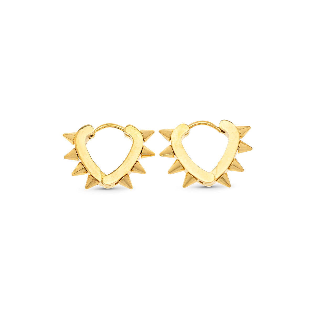 Nike - Spike Hoop Earrings Stainless Steel Ørepynt