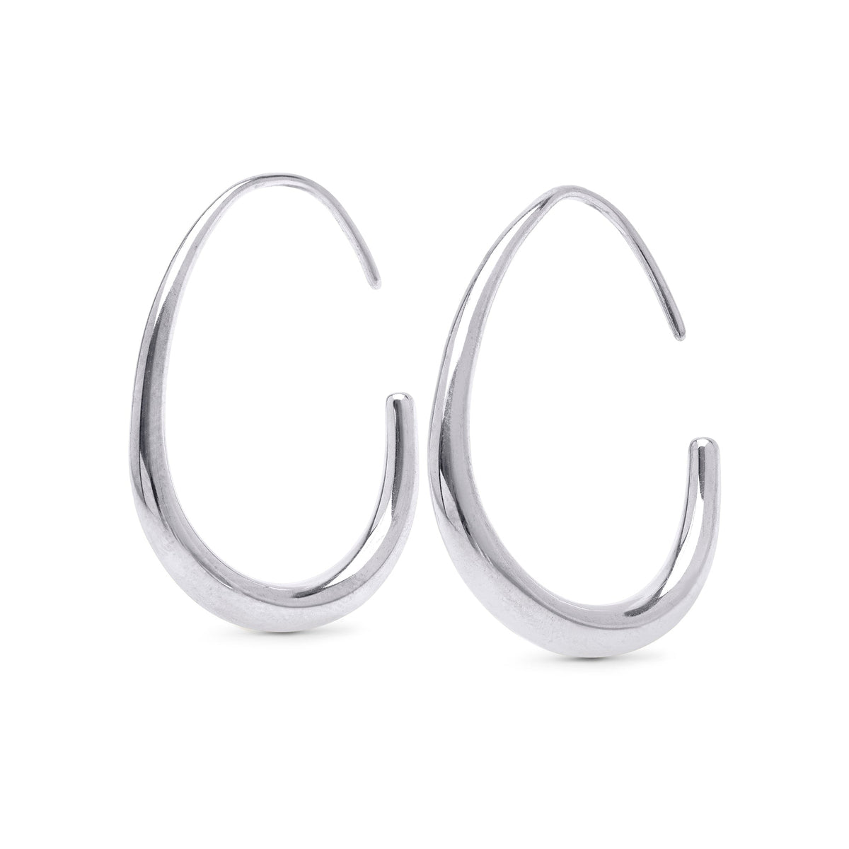 Vilhelmina - Adjustable Hoop Earrings Stainless St Ørepynt