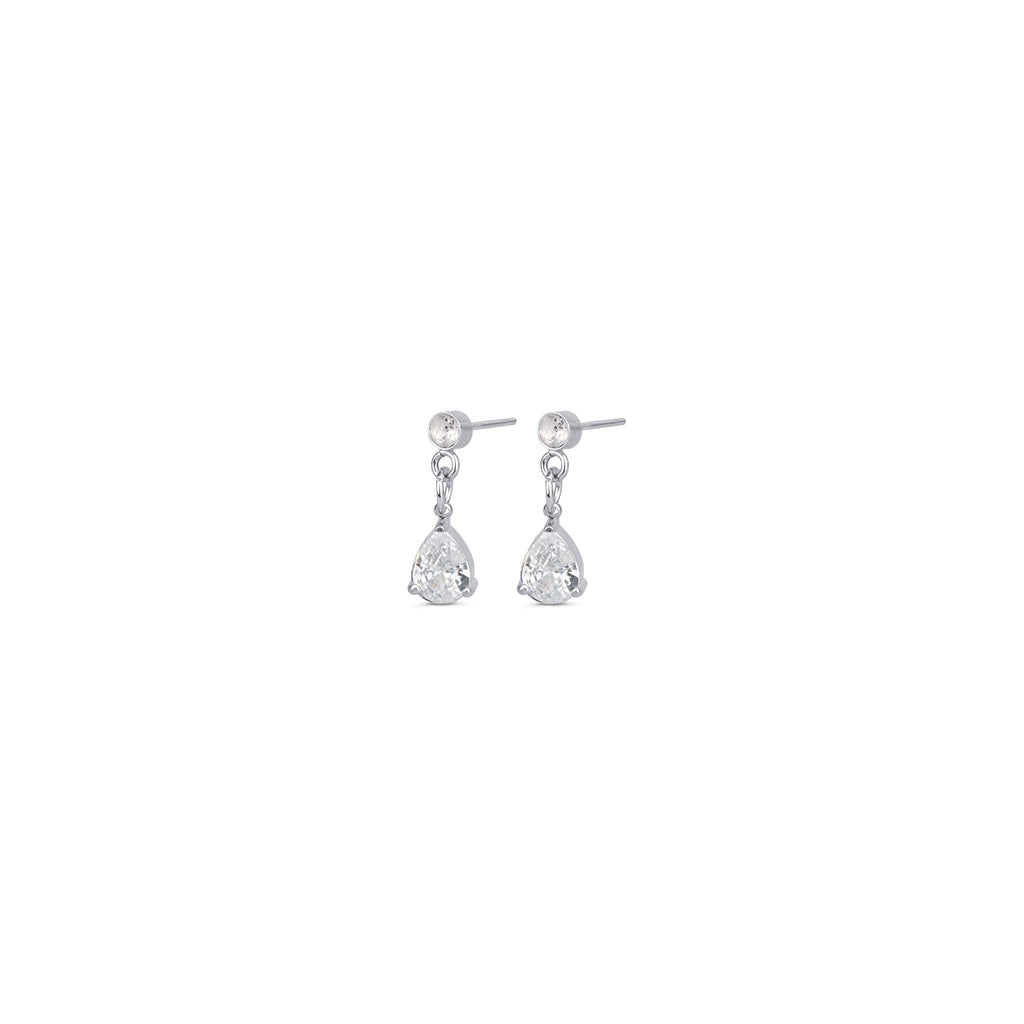 Roslyn - Crystal Stud Earrings Stainless Steel Ørepynt