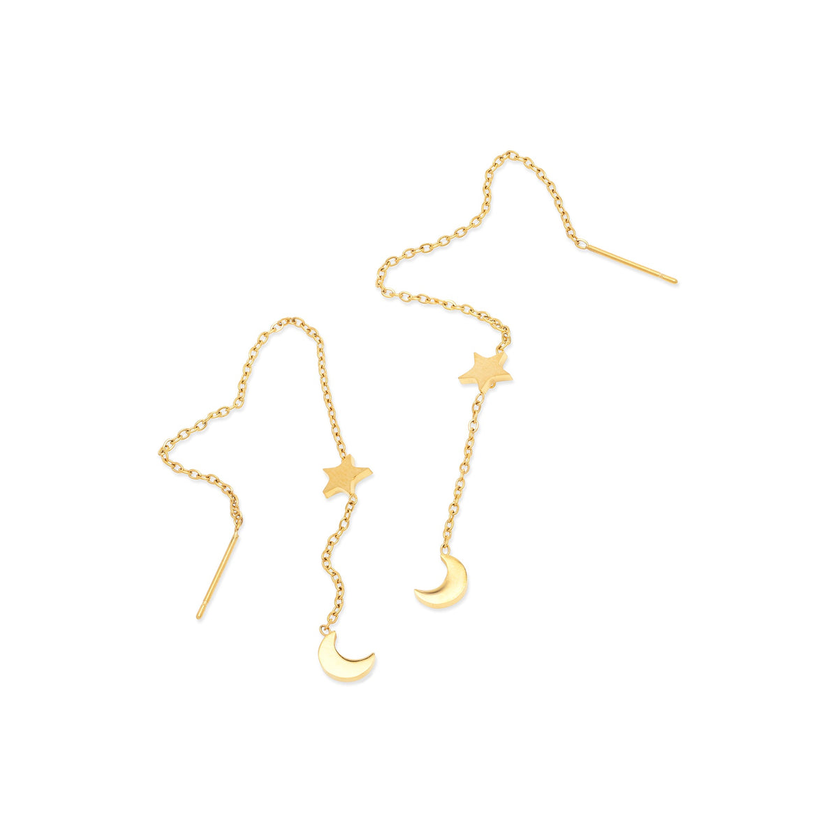 Unni - Chain Earrings Stainless Steel Ørepynt
