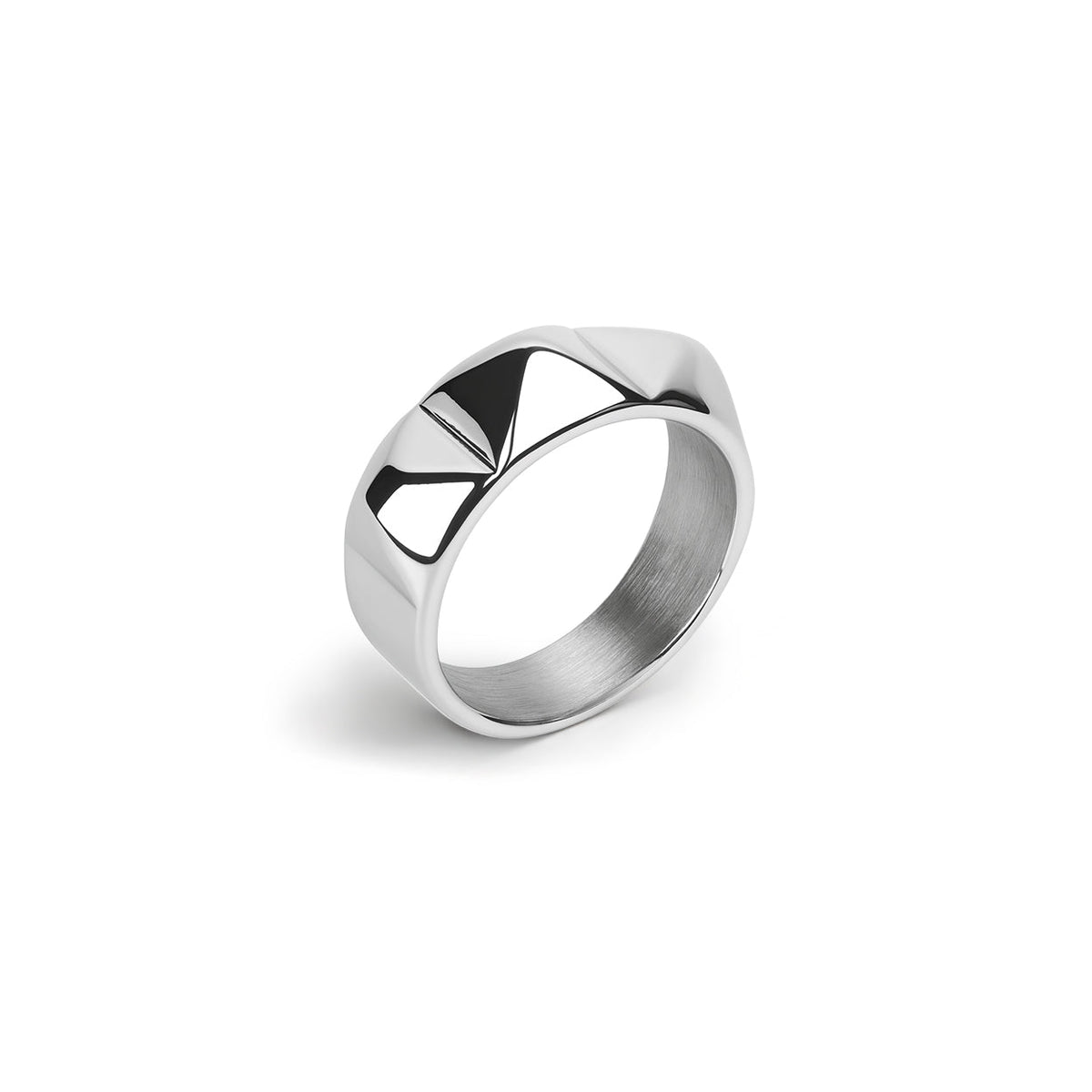 Ru - Spike Ring Stainless Steel Ring
