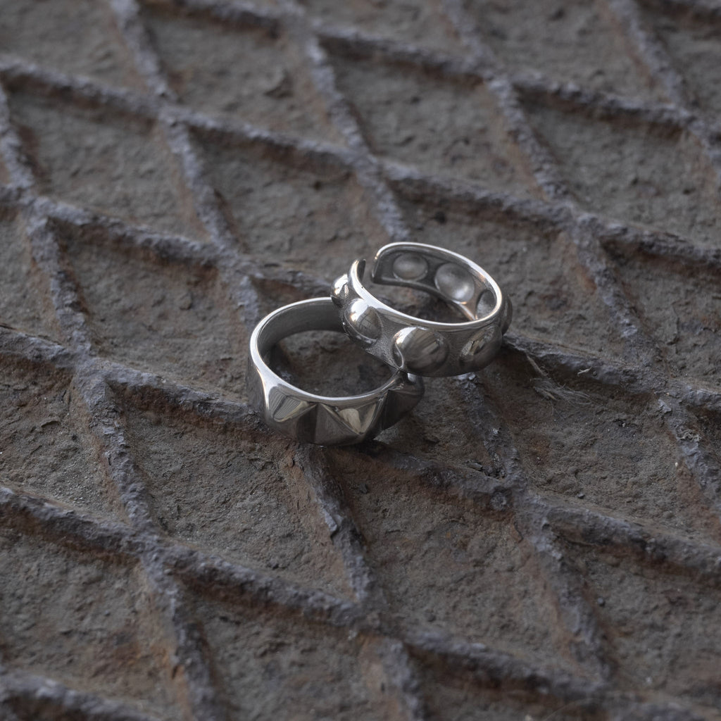 Ru - Spike Ring Stainless Steel Ring