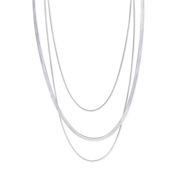 Matilde Triple Chain Necklace