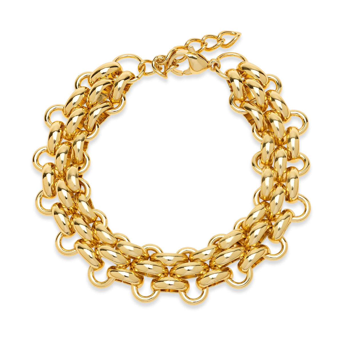 Ruth - Chunky Chain Bracelet Stainless Steel Armbånd