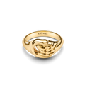 Swan Mini Signet Ring Gold Ring