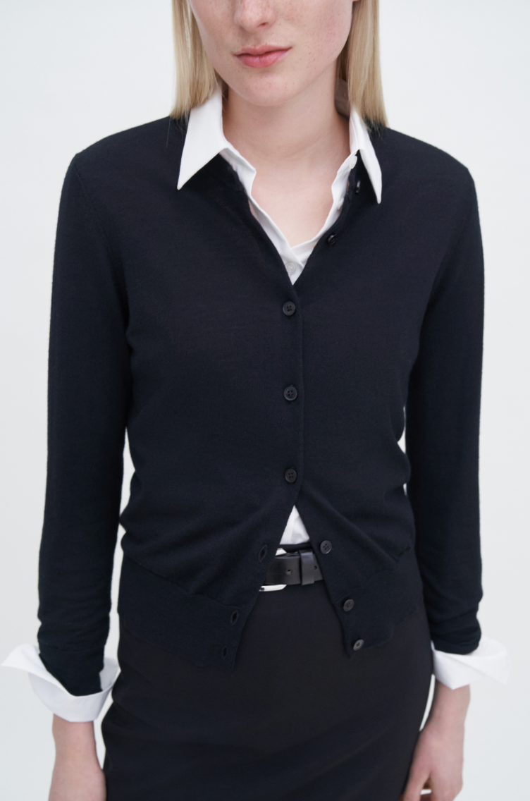 Merino Short Cardigan