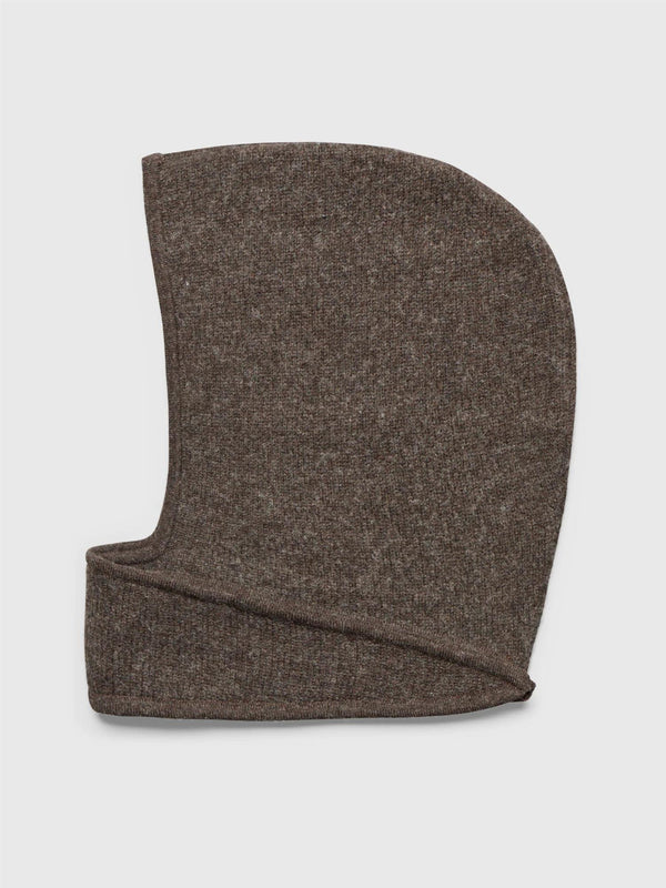 Tie Up Knitted Hood