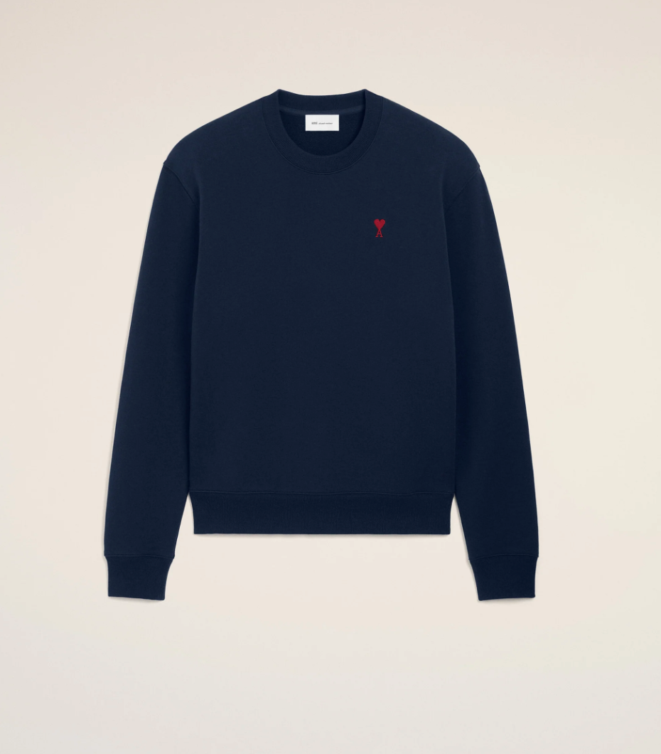 SWEATSHIRT WITH RED AMI DE COEUR