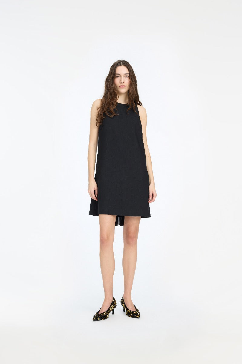 CREPE MINI A-LINE DRESS