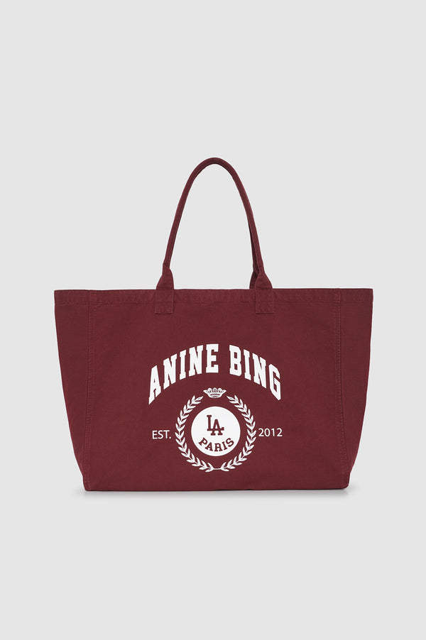Leo Canvas Tote Collegiate