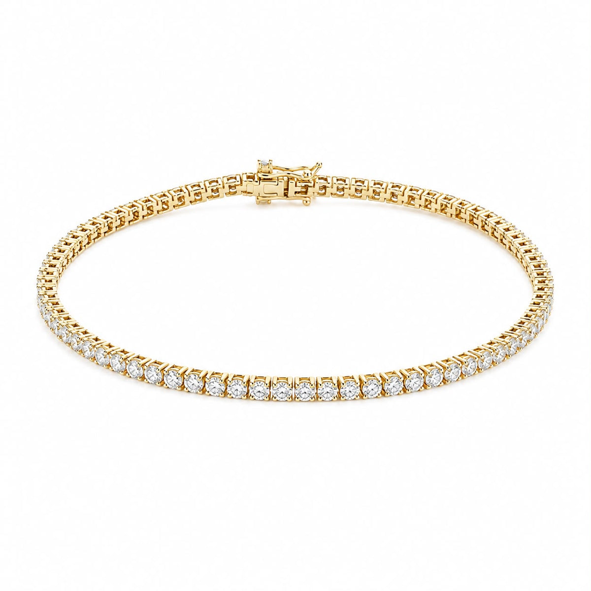 3 crt Lab Grown Tennis Bracelet