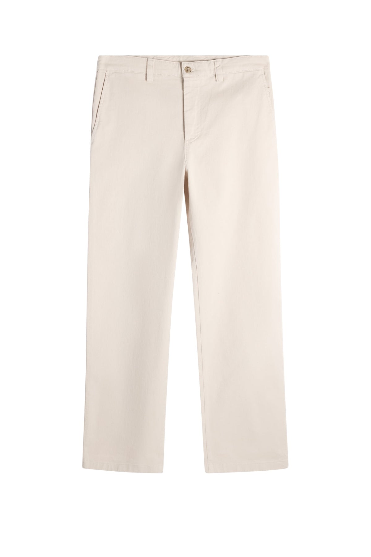Devyn Straight Cotton Pants Bukser