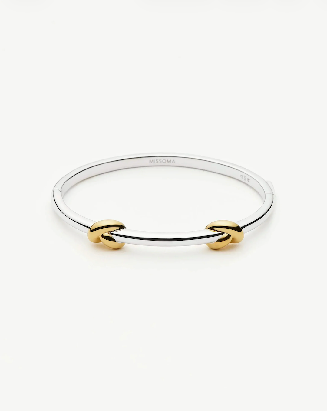 LUCY WILLIAMS KNOT HINGED BANGLE
