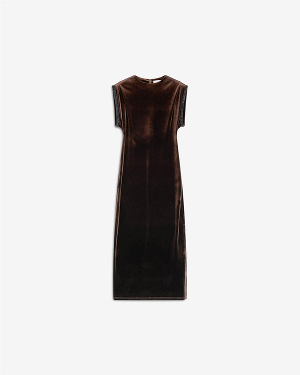 Iben Sunset Velour Dress Kjoler
