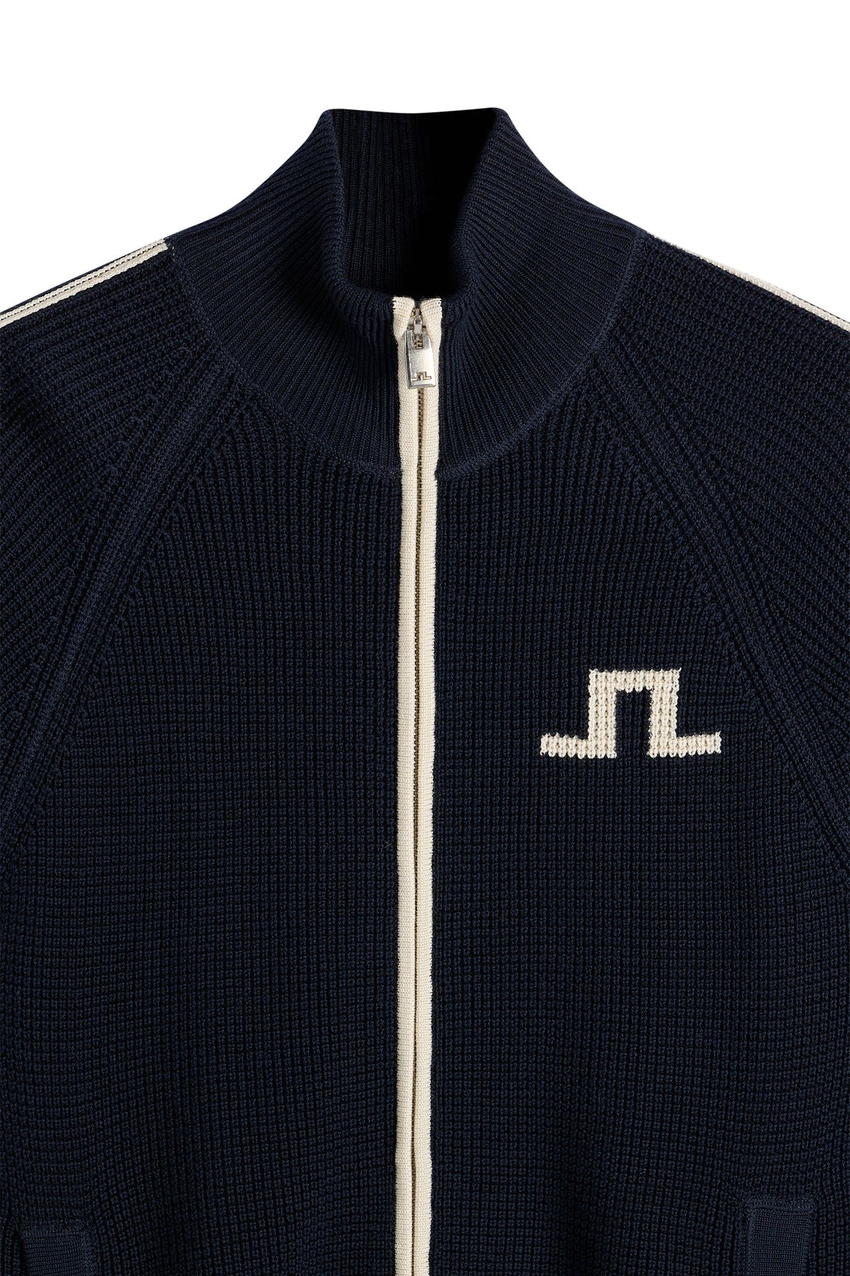 Craig Zip Knit Cardigan Genser