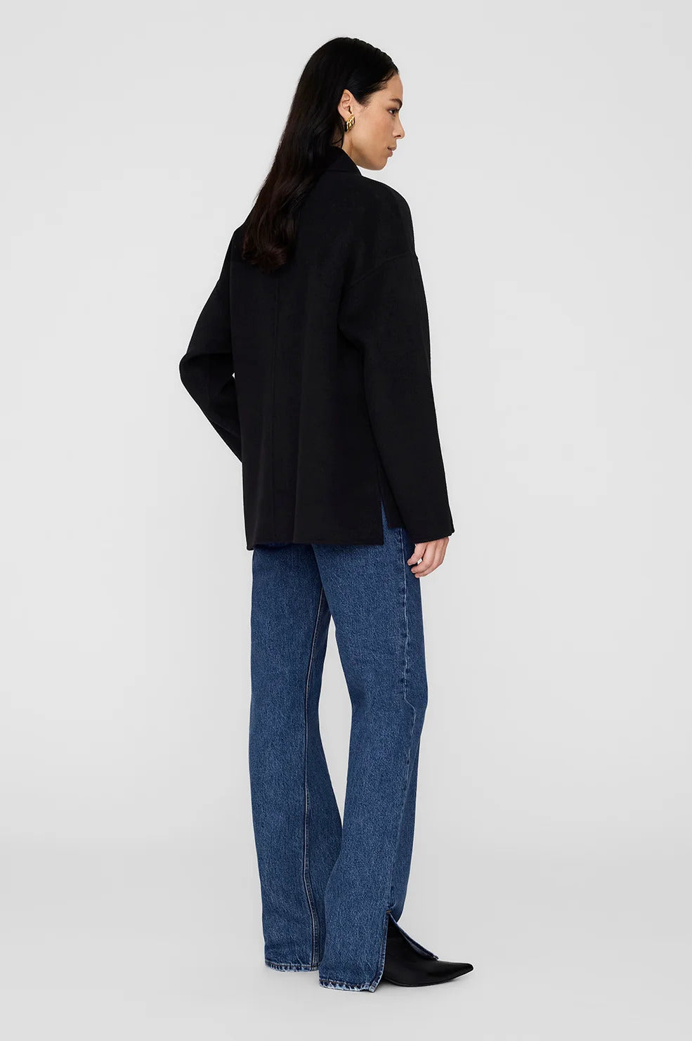Luca Jacket - Black Cashmere Blend