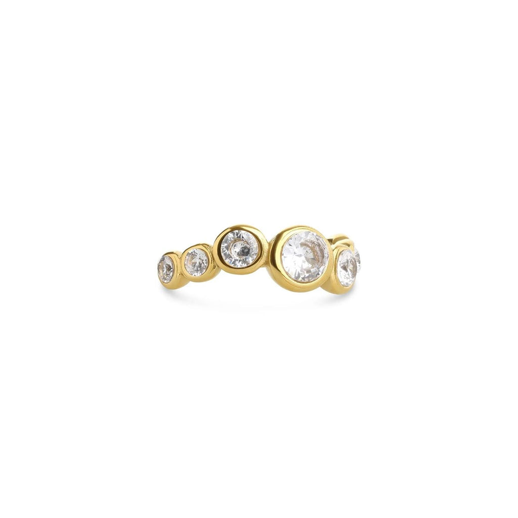 Noelle - Crystal Ring Stainless Steel