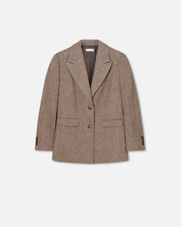 Abby Herringbone Blazer