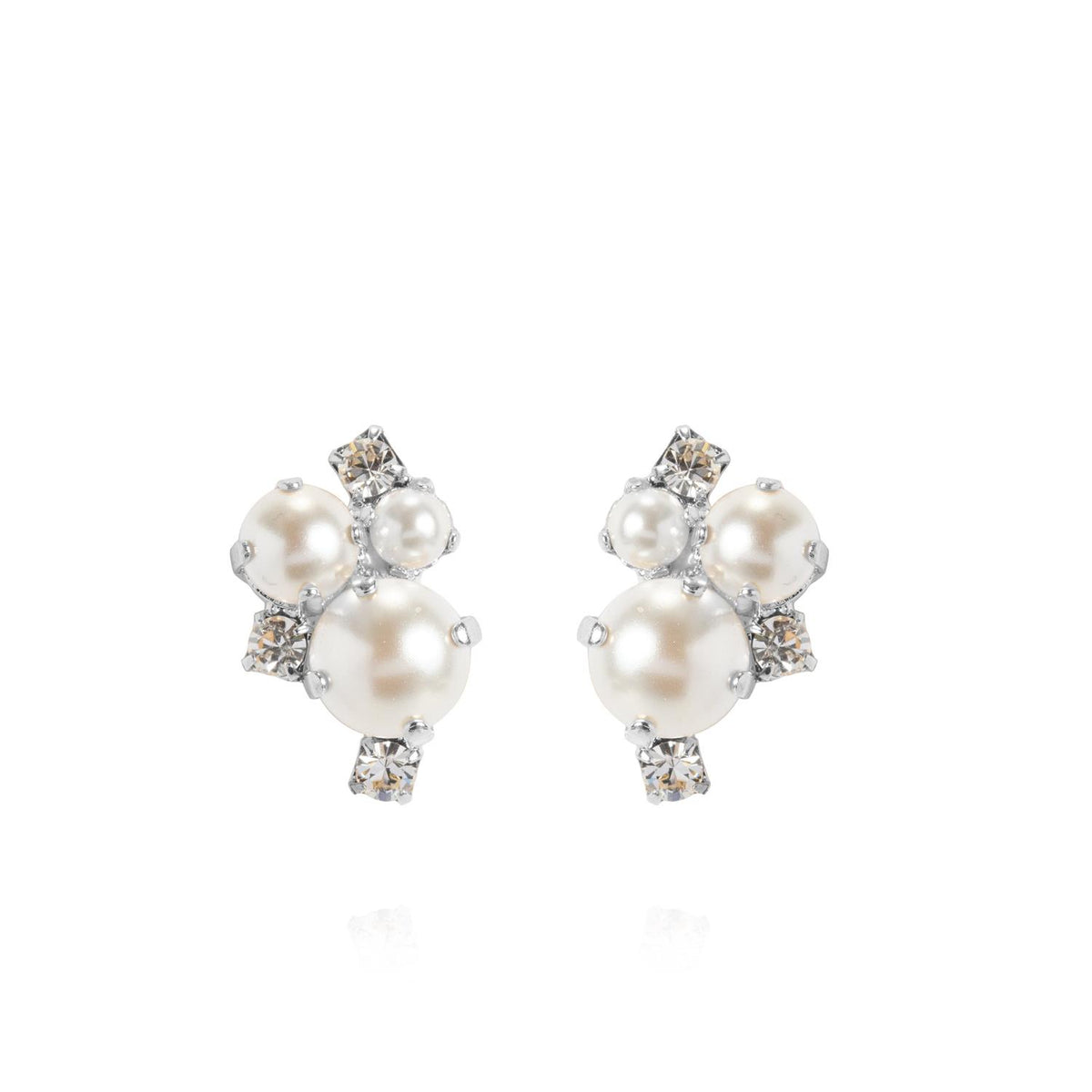 MOLLY EARRINGS RHODIUM