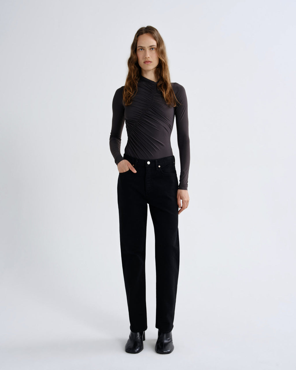 LANA HR VINTGE STRAIGHT STRTCH JEANS Jeans
